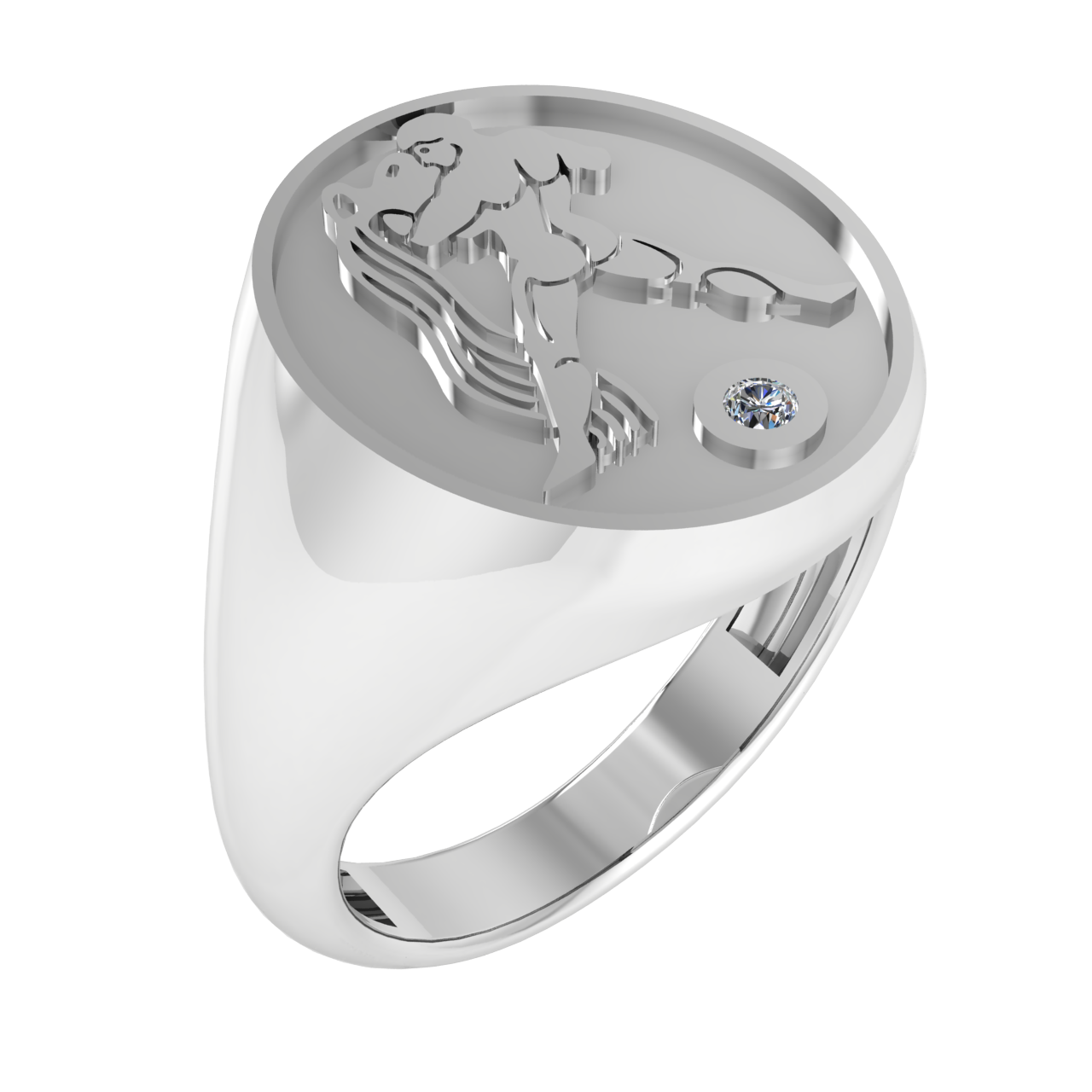 GOLD SIGNET MEN'S RINGS